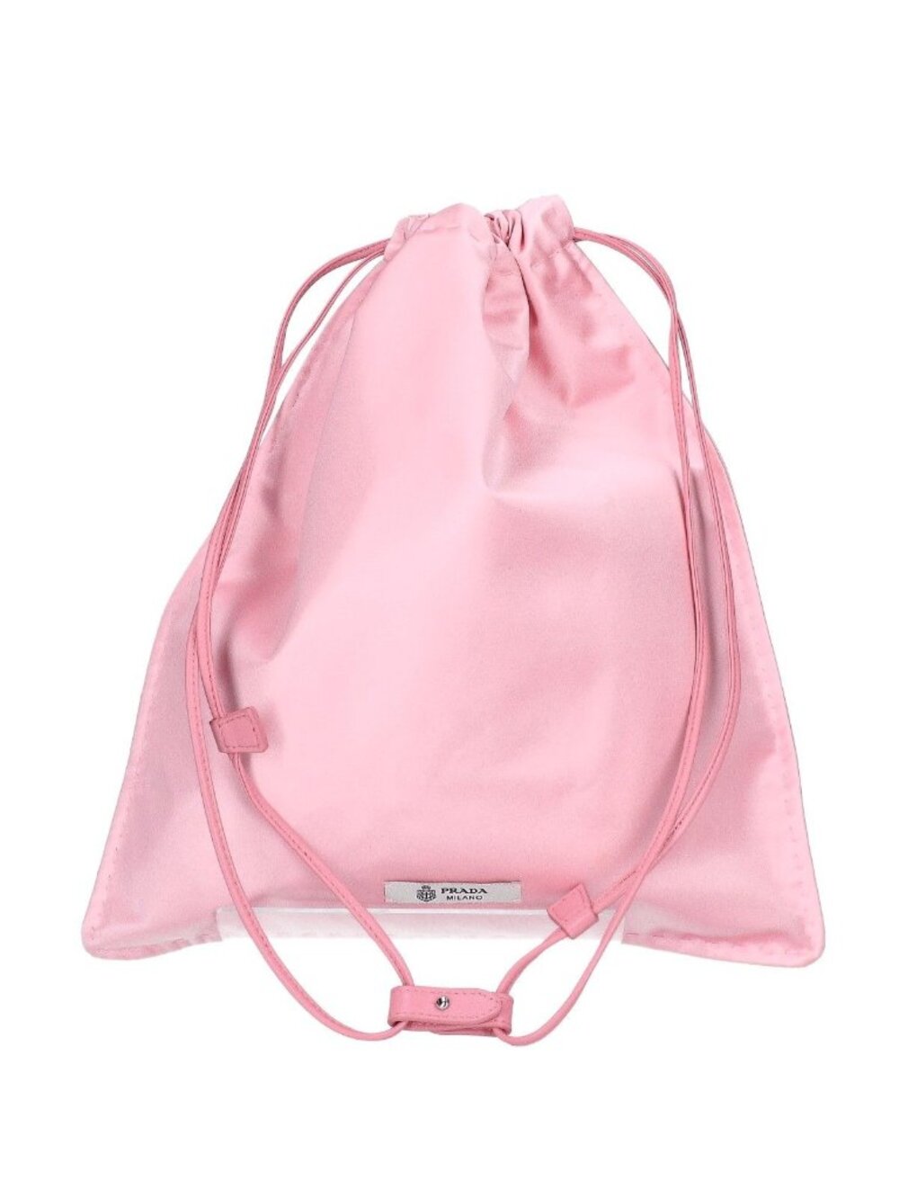 Prada Wish Silk Duchess Drawstring Pouch